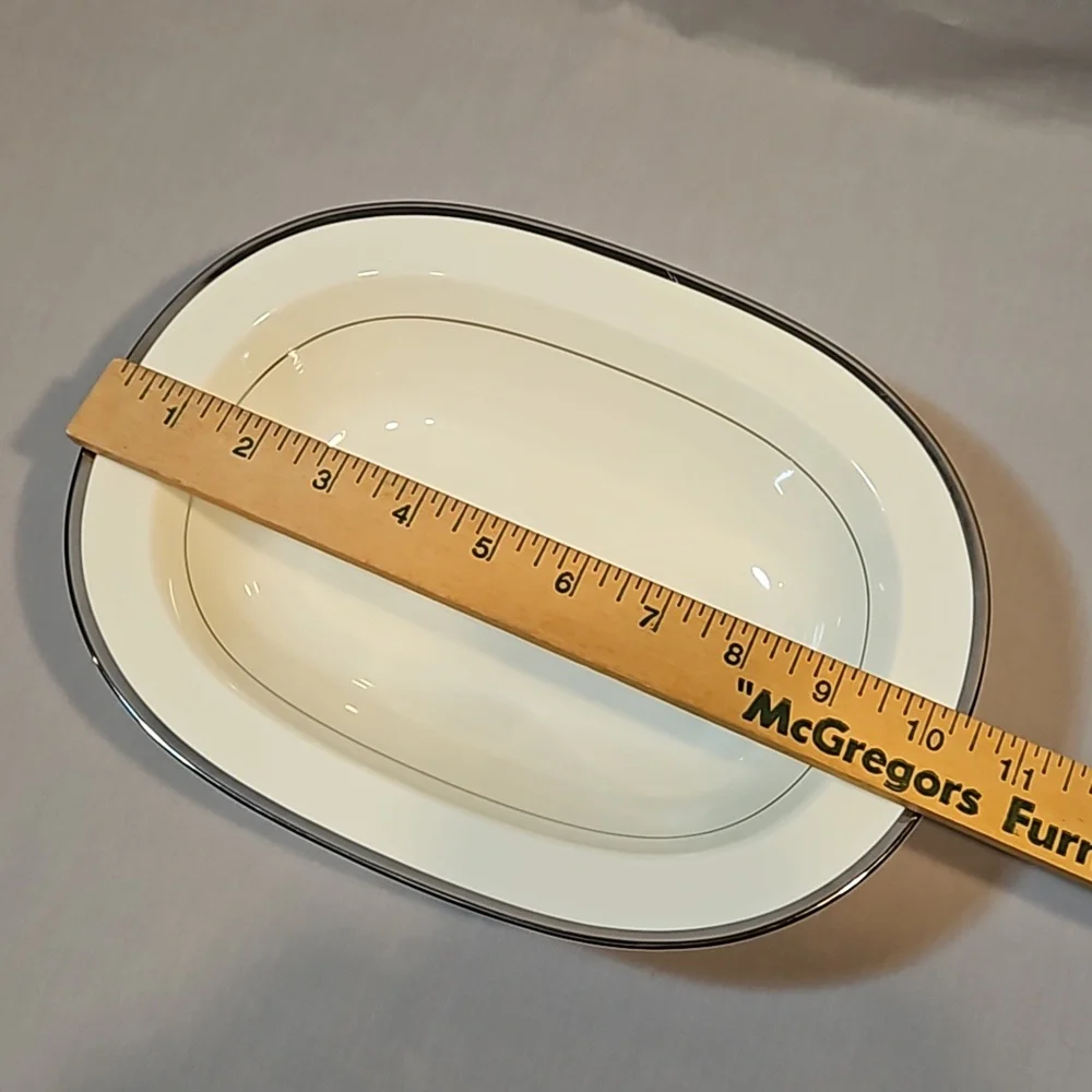 Noritake Paris 9727 10 3/8" Oval Vegetable Bowl, Bone China new - Picture 6 of 7